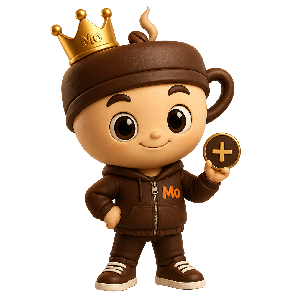 Mo Plus mascot